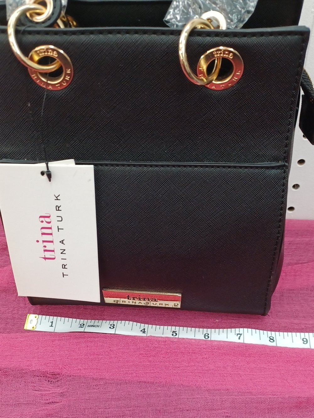 Trina Turk Double Handle Crossbody NWT - Picture 4 of 9